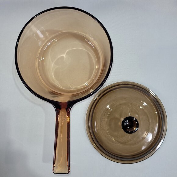 Vision Corning Ware Vintage Complete Pot & Lid Amber Glass Pot 1.5L - Picture 2 of 2